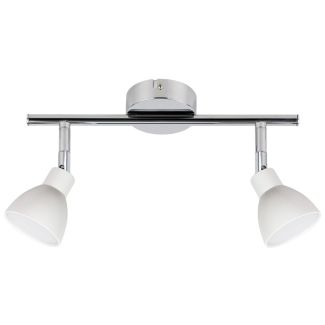 CANDELLUX 92-67555 ROY LISTWA 2X5W LED COB GŁÓWKA OKRĄGŁA 1E Z PRZEGUBEM KD SYSTEM BIAŁY