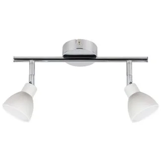 CANDELLUX 92-67555 ROY LISTWA 2X5W LED COB GŁÓWKA OKRĄGŁA 1E Z PRZEGUBEM KD SYSTEM BIAŁY