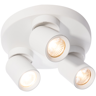 LIGHT PRESTIGE LP-6398/3C Round WH Plafon Pointa biały 3xGU10