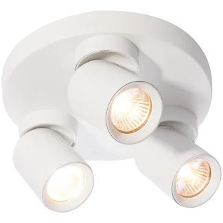 LIGHT PRESTIGE LP-6398/3C Round WH Plafon Pointa biały 3xGU10