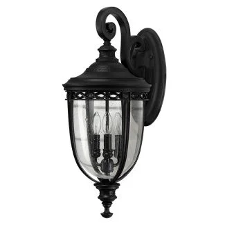 ELSTEAD ENGLISH BRIDLE FE/EB2/L BLK 3Lt Large Wall Lantern