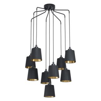 EGLO 39739 LAMPA BERNABETTA OPRAWA WISZĄCA HL/9 E27 SCHWARZ/GOLD BERNABETTA