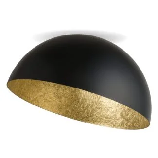 SIGMA 32474 Sfera 35 plafon czarny/złoty