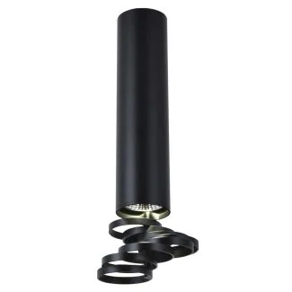 CANDELLUX 2282763 LAMPA SUFITOWA TUBA 1X50W GU10 6/30 CZARNY