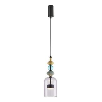 MILAGRO ML0360 Lampa wisząca ARTE 12W LED śr. 13cm czarna