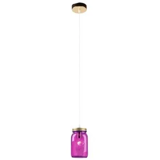 CANDELLUX 31-42958 JARS ZWIS 10 1X40W E14 KLOSZ FIOLETOWY