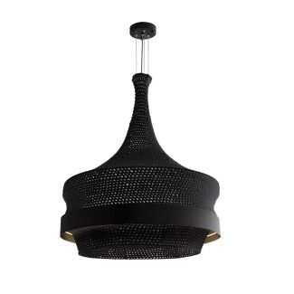 ANTIGO Lampa wisząca Dota O - Czarna (800 mm) 3000K 5030