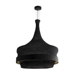 ANTIGO Lampa wisząca Dota O - Czarna (800 mm) 3000K 5030