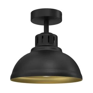 LUMINEX 9115 plafon Sven black/gold 1