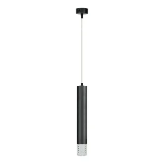 MILAGRO ML8877 Lampa wisząca TUBI BLACK 1xGU10
