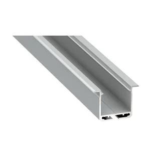MILAGRO EKPR7559 PROFIL ALUMINIOWY SREBRNY TYP K 2m + KLOSZ MLECZNY, SPRĘŻYNA MONTAŻOWA