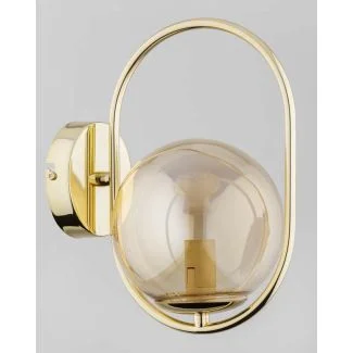 ALFA 91516 oval gold kinkiet 1 pł