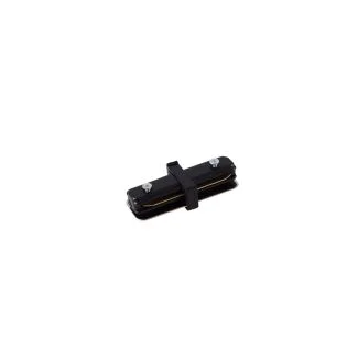 AZZARDO AZ4737 TRACK 1LINE STRAIGHT CONNECTOR BK TECHNICAL COMPONENT BLACK łącznik 1-fazowy
