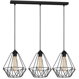 LUMINEX 8063 żyrandol Basket New black 3