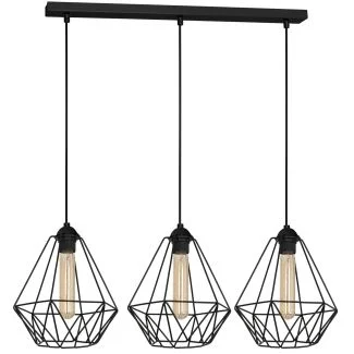 LUMINEX 8063 żyrandol Basket New black 3