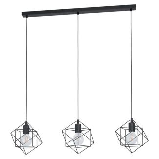 EGLO 43361 LAMPA STRAITON OPRAWA WISZĄCA HL/3 E27 L-905 SCHWARZ STRAITON