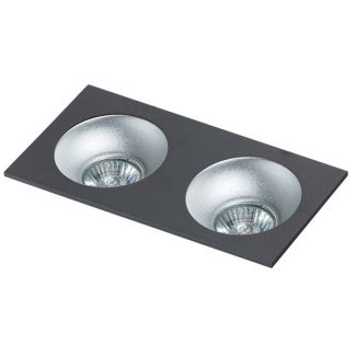AZZARDO GM2203-BK / AZ1740 Hugo 2 downlight (black) reflector not included Lampa wpuszczane