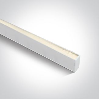ONE LIGHT 38150A/W/W Koureli biała oprawa do montażu natynkowego lub podwieszanego UGR19 3000K 40W