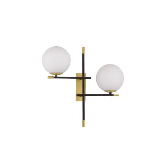 Luces Exclusivas AEREO LE43369 LAMPA ŚCIENNA czarny, złoty