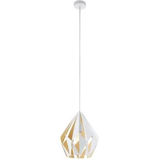 EGLO 49932 HL/1 E27 WEISS/HONIGGOLD CARLTON 1