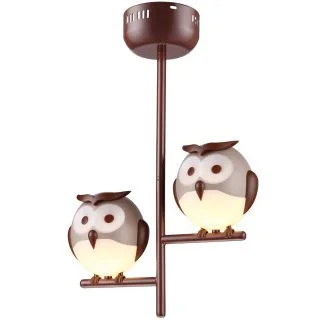 MILAGRO 244 LAMPKA SUFITOWA OWL 2XG9 LED