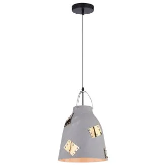 CANDELLUX 31-43269 PATCH ZWIS 27 1X60W E27 SZARY + ZŁOTY DEKOR