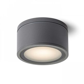 RENDL R10430 MERIDO sufitowa antracyt 230V GX53 11W IP44