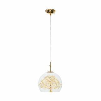 KOLARZ 0392.31S.3.AL.GO LUNA lampa wisząca złoto 24K