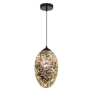 CANDELLUX 31-56122 GALACTIC 1 ZWIS 20 1X60W E27 3D
