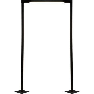 ANTIGO Lampa stojąca ogrodowa Taketa - Antracyt (1640 mm) 9932