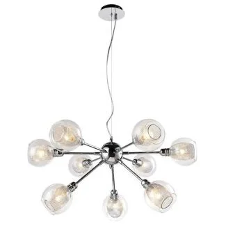 CANDELLUX 39-65018 DIXI ZWIS 9X40W E14 CHROM