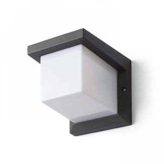 RENDL R12560 HIDE SQ ścienna antracyt 230V E27 13W IP44