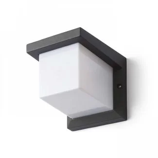 RENDL R12560 HIDE SQ ścienna antracyt 230V E27 13W IP44