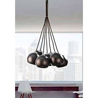 AZZARDO FH5957-BJ-120-BK / AZ0635 Gulia 7 (black) Lampa wisząca