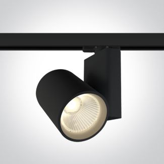 ONE LIGHT 65614NT/B/W Bevino 3 czarny track spot COB LED 3000K 42W