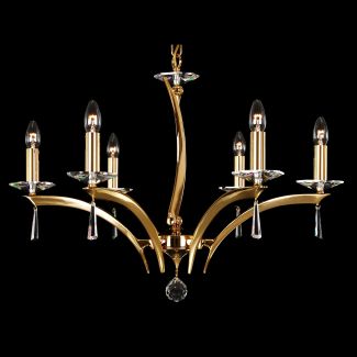 ECRYSTAL ZYR-06 Coated brass-A (coated by 24K gold)