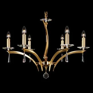 ECRYSTAL ZYR-06 Coated brass-A (coated by 24K gold)