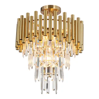 MILAGRO ML8806 Lampa sufitowa MADISON GOLD 9xE14