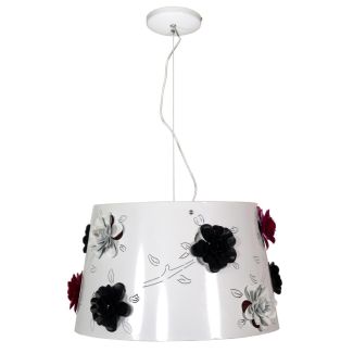 CANDELLUX 31-27149 ROSA LAMPA WISZĄCA 1X60W E27 BIAŁA
