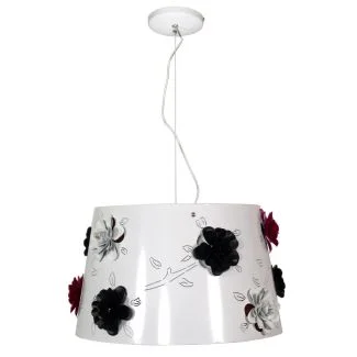 CANDELLUX 31-27149 ROSA LAMPA WISZĄCA 1X60W E27 BIAŁA