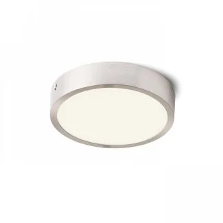 RENDL R12798 HUE R 17 sufitowa nikiel mat 230V LED 18W 3000K