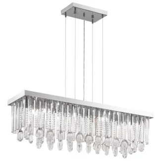 EGLO 93423 LAMPA CALAONDA OPRAWA WISZĄCA HL/11 G9 L-960 CHROM/KRISTALL CALAONDA