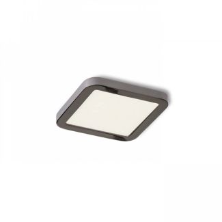 RENDL R12776 HUE SQ 9 wpuszczana czarny chrom 230V LED 6W 3000K