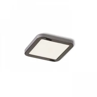 RENDL R12776 HUE SQ 9 wpuszczana czarny chrom 230V LED 6W 3000K