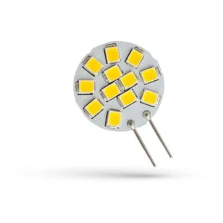 SPECTRUMLED 13785 Żarówka LED G4 12V 1,2W 12 LED CW 20mm SPECTRUM