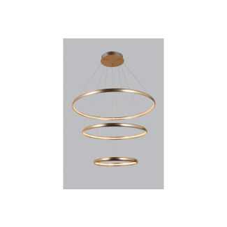 AZZARDO AZ4429 BRIGHTON 3 GO DECORATIVE PENDANT GOLD