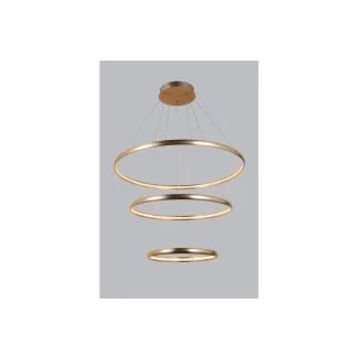AZZARDO AZ4429 BRIGHTON 3 GO DECORATIVE PENDANT GOLD
