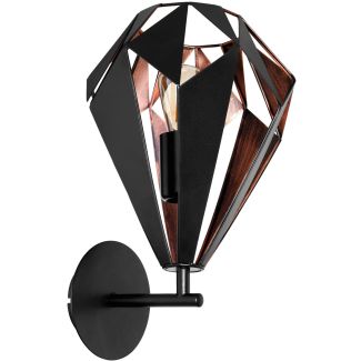 EGLO 49992 WL/1 SCHWARZ/KUPFER CARLTON 1