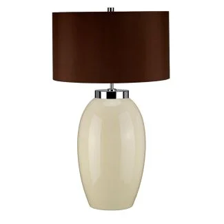 ELSTEAD Victor VICTOR-LRG-TL-CR 1 Light Large Table Lamp - Cream