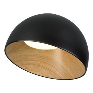 Step into design ST-9493C/B black Ledowy plafon PADELLA SKOS czarny 35 cm